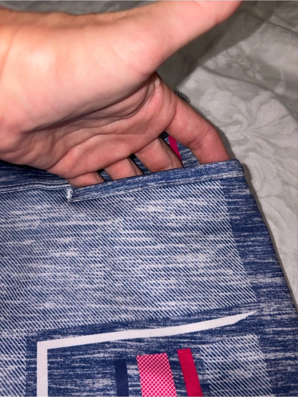 HTF Like new Lucky in Love Blue pink Tennis Skort